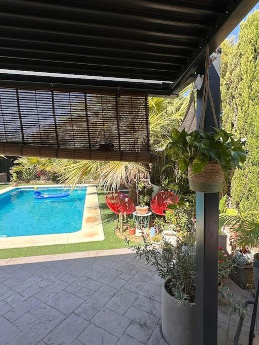 Espectacular Alojamiento Con Piscina En Lliria Exterior foto